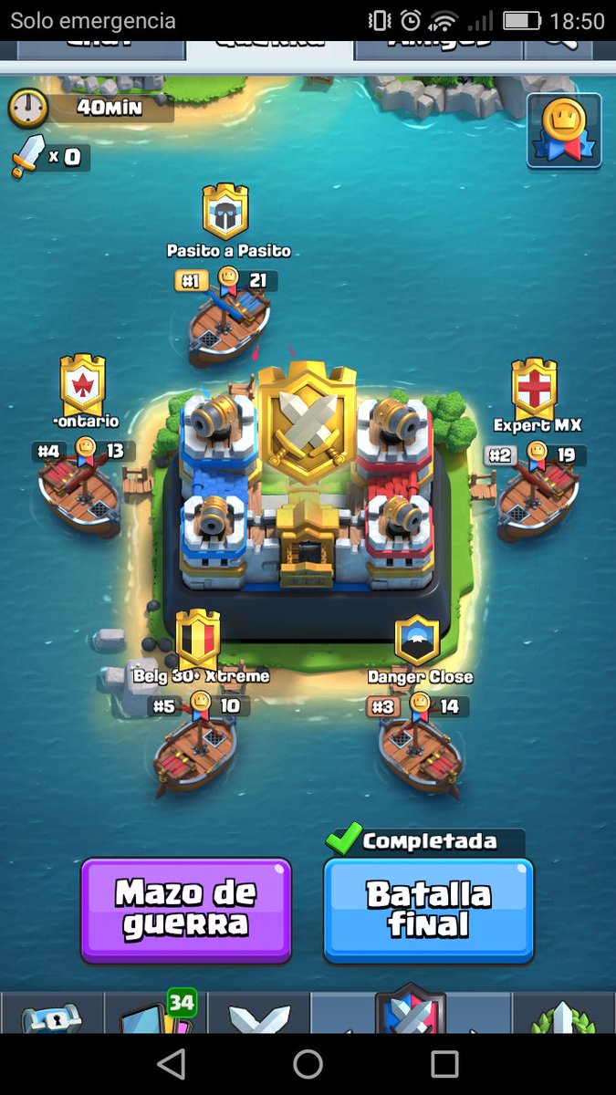 Otra victoria mas, gran guerra team