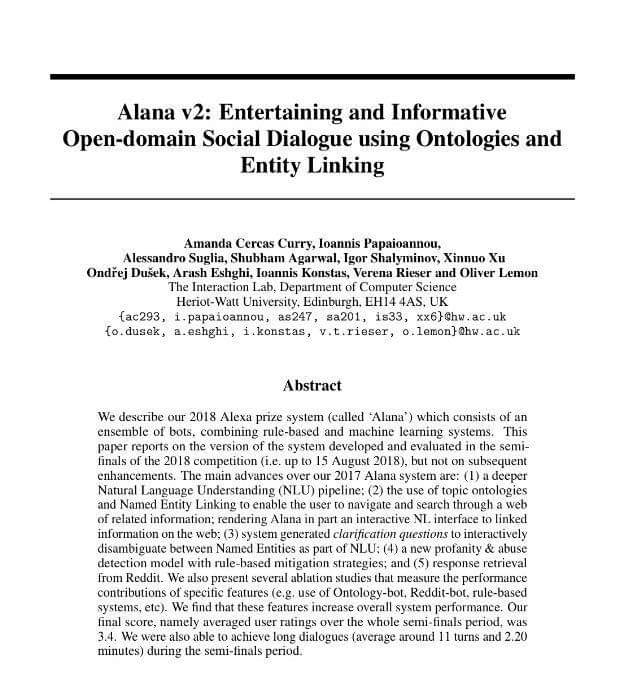 The #AlexaPrize proceedings are finally out. Have a look to our paper at: s3.amazonaws.com/dex-microsites… #Alexa #NLP #NLProc