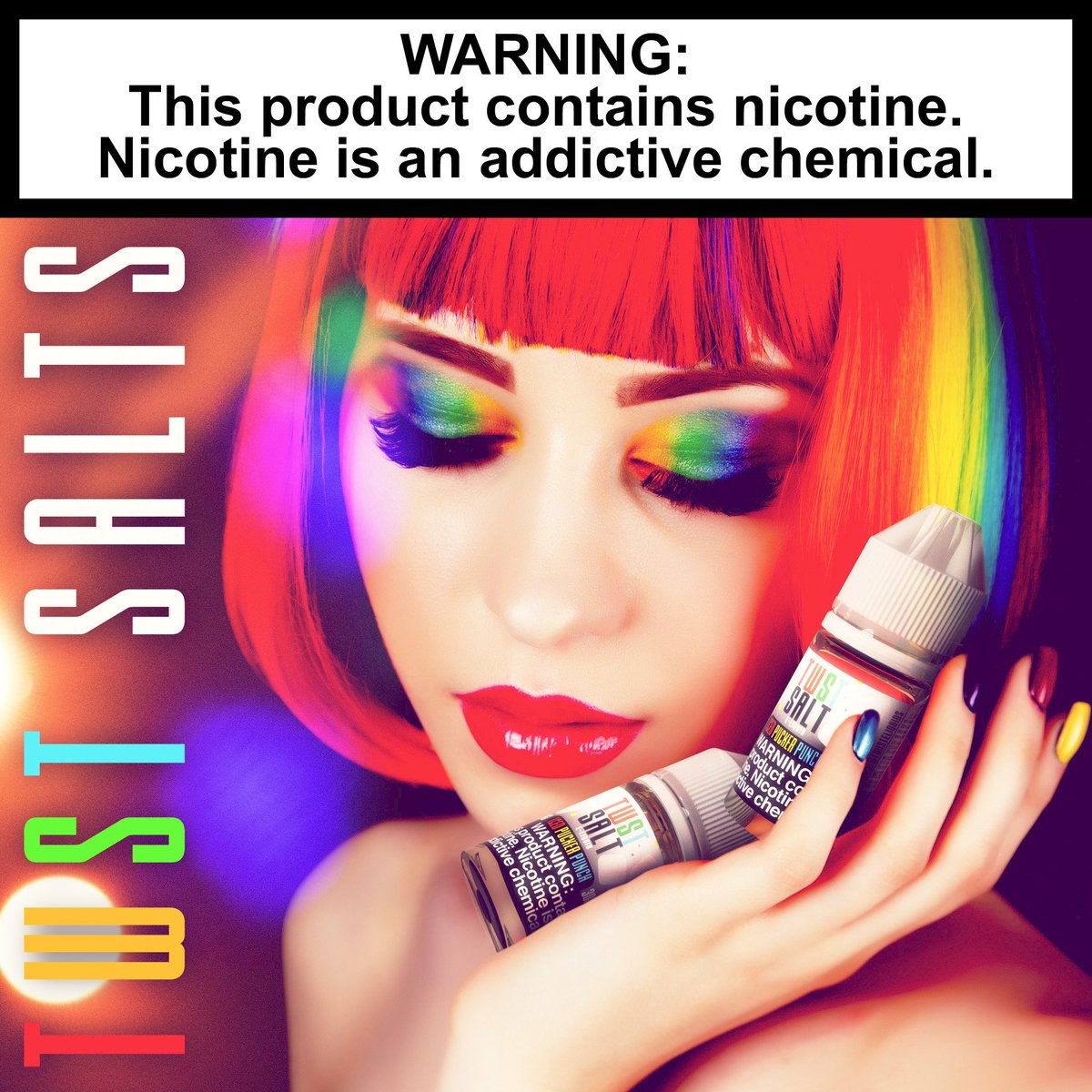 Bring some color into your life with our Iced Pucker Punch🍍🍊🍓Get ready for a chilling vaping experience with exotic fruits! Coming soon this December❄️💨