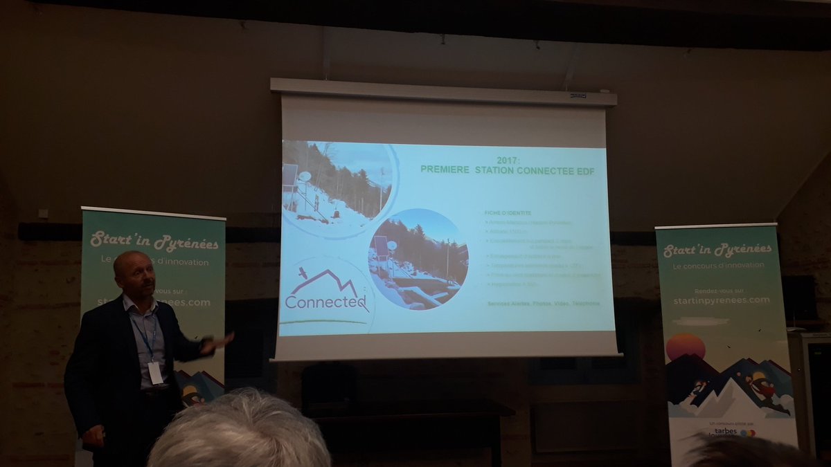 caussi65's tweet photo. Start'in Pyrénées
Concours d'#innovation @AggloTLP
#EDFhydro partenaire
Présentation de la "prise d'eau connectée" @pduboe #leanconnected expérimentée à la centrale hydro EDF de Migouëlou Val d'Azun https://t.co/ALFtH4345M