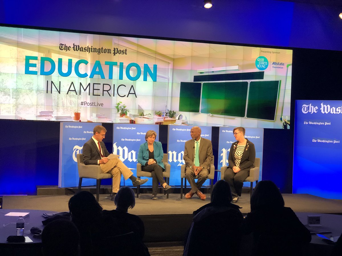 It can no longer be about teaching the ABCs and 123s, it has to be about teaching the whole child @MandyRheaWrites, the 2018 National Teacher of the Year, says at #PostLive event #NTOY18