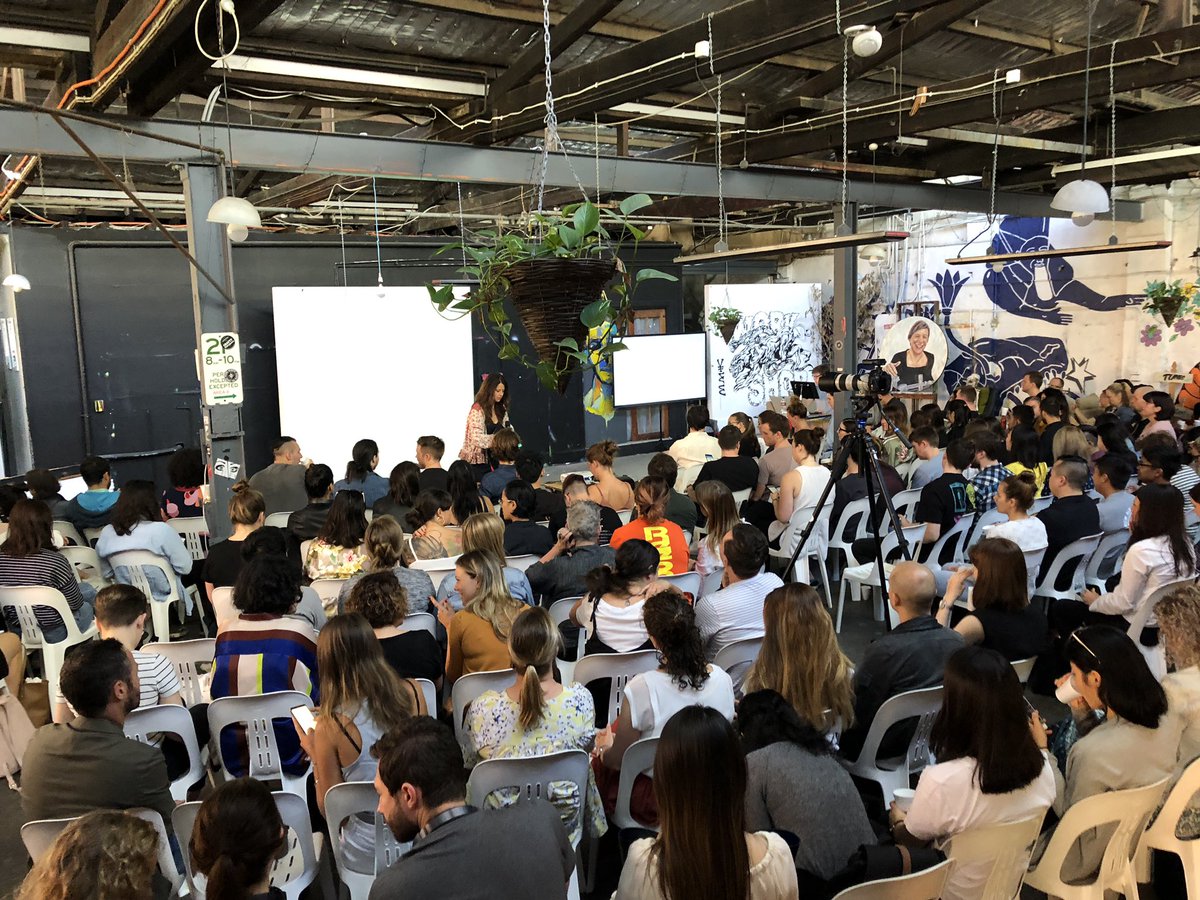 Full house <a href="/Sydney_CM/">CreativeMornings/SYD</a> to see Sam Keene, digital designer at a plucky little startup called “Google”