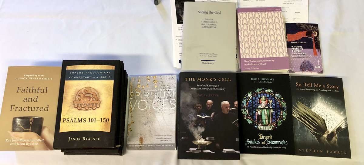 OnSophiaStreet's tweet image. Faculty book launch, Vancouver School of Theology! Bible, religious pluralism, history, contemporary culture, storytelling, contemplative practice, clergy health! Delighted to be among 6 authors celebrating @VST_Vancouver @VST_IRProgram @Jasonbyassee @rossalockhart @Harry_O_Maier