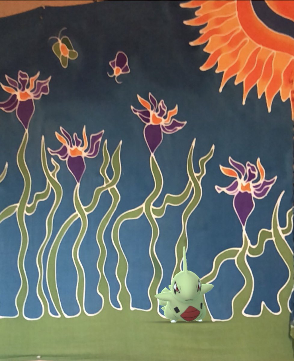 winkwoolery's tweet photo. Just hangin out with #larvitar. #ananen42 #teammystic #hotspringsnationalpark #hotspringspogoposse #pokemongo #ZTDNews #30daysofAr even though I’m not eligible.  @GrNthumbBuM @Queenzilla @Iflowerday https://t.co/e6vP51NpGF