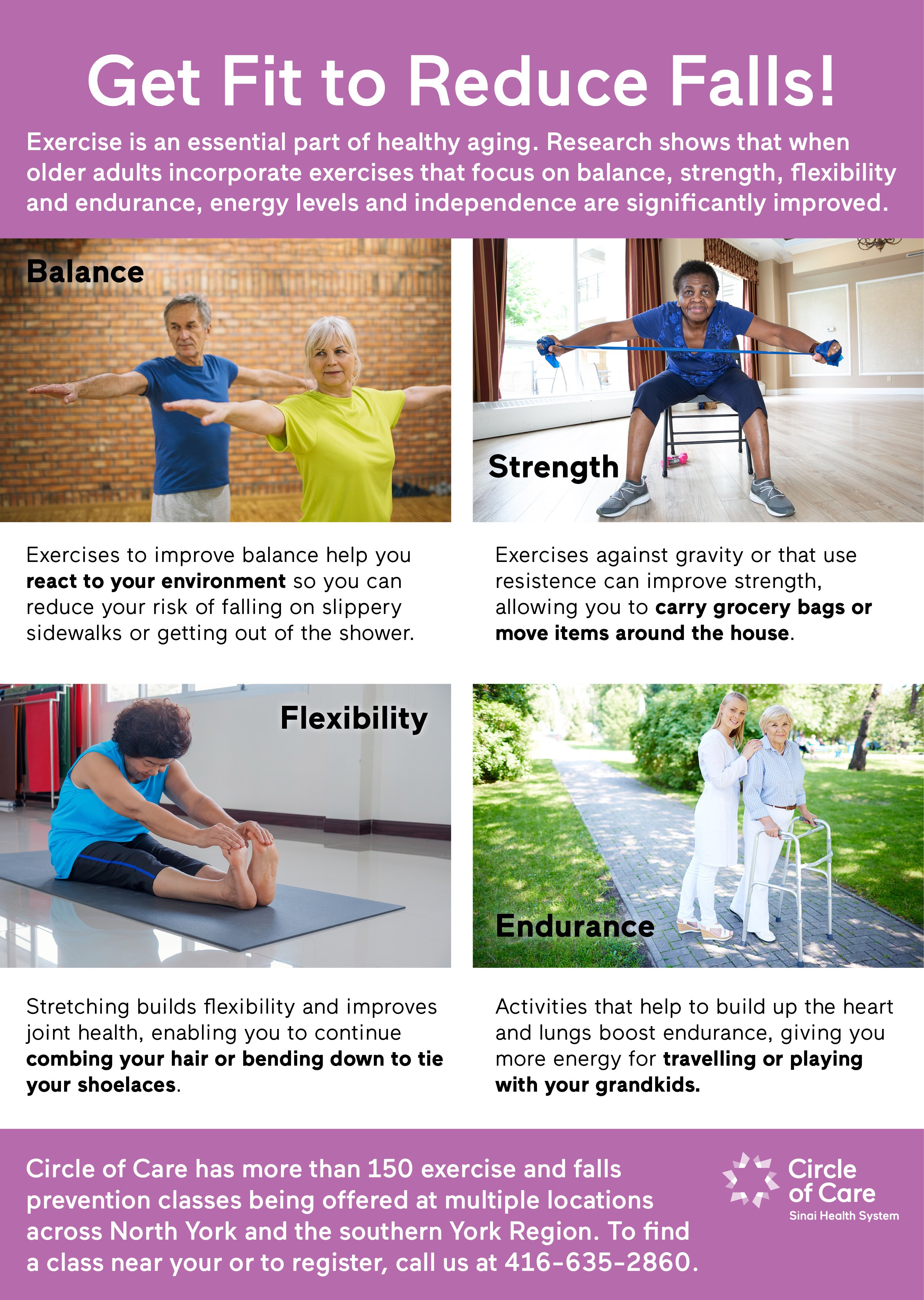 Circle of Care on X: Exercise is an essential part of healthy aging.  Review our #infographic to learn about the four types of exercise and how  each type can benefit older adults. #