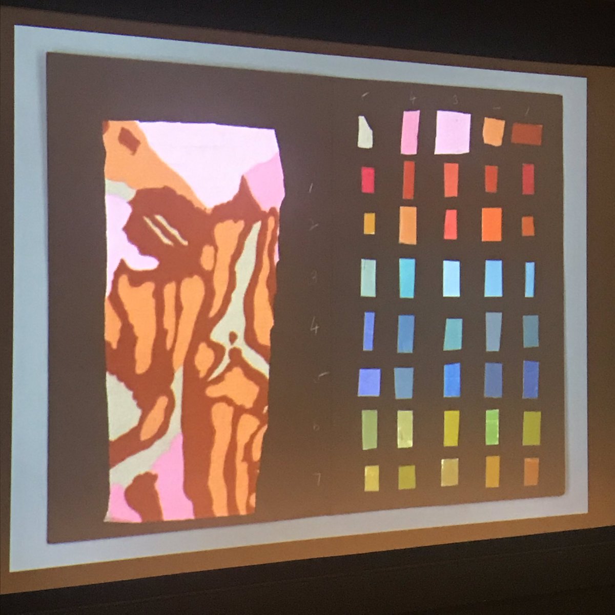 JaneEmbroidery's tweet photo. Bernat Klein symposium today #nationalmuseumofscotland . #bernatklein #colour #eyeforcolour #insporation #slowdownfashion #slowdownconsumption #theyoung #embroidery #textiles #gsa #gsofa #innovation #personalcolour #bernatkleinfoundation #arttodesign #artanddesign #courage https://t.co/oz1xyfUYQ3