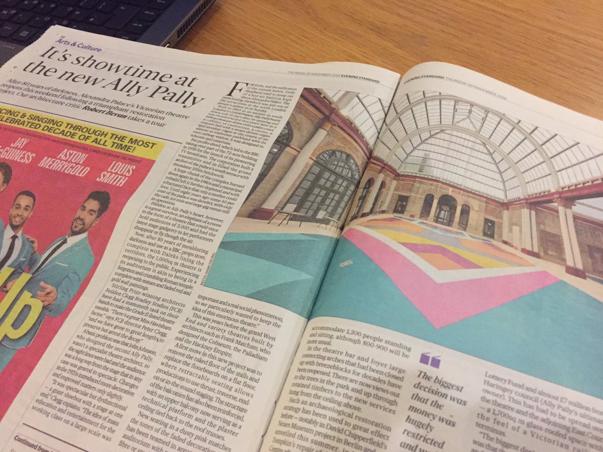 So pleased to see @Yourallypally in @EveningStandard today. The grade II listed ‘people’s palace’ appeared in our very first Buildings at Risk Register 20 years ago... the reopening of the theatre is a huge milestone. Congratulations to all involved! @HLFLondon @HE_LondonAdvice