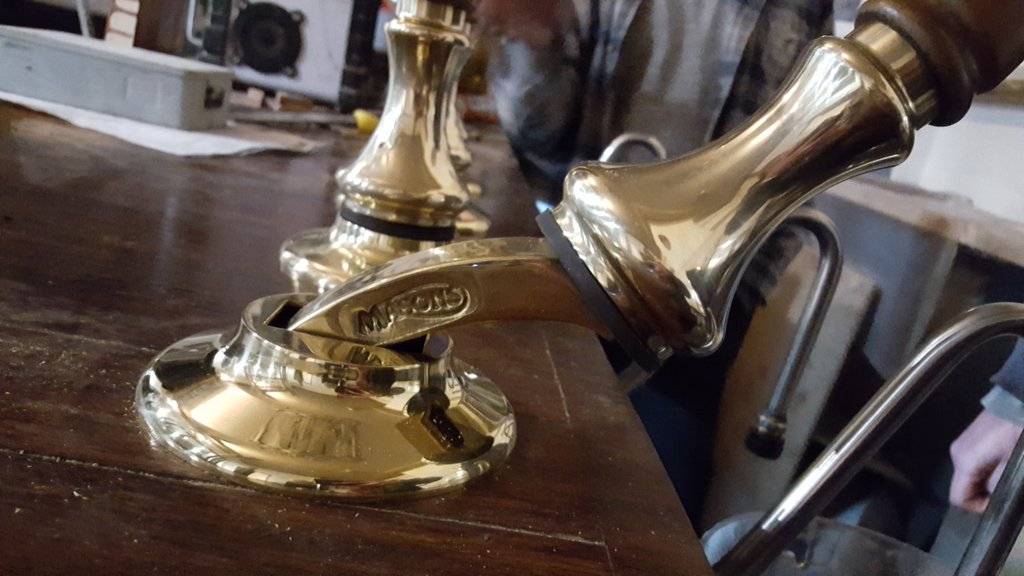 Beautiful - cask lines are in at The Good Measure. #progress
