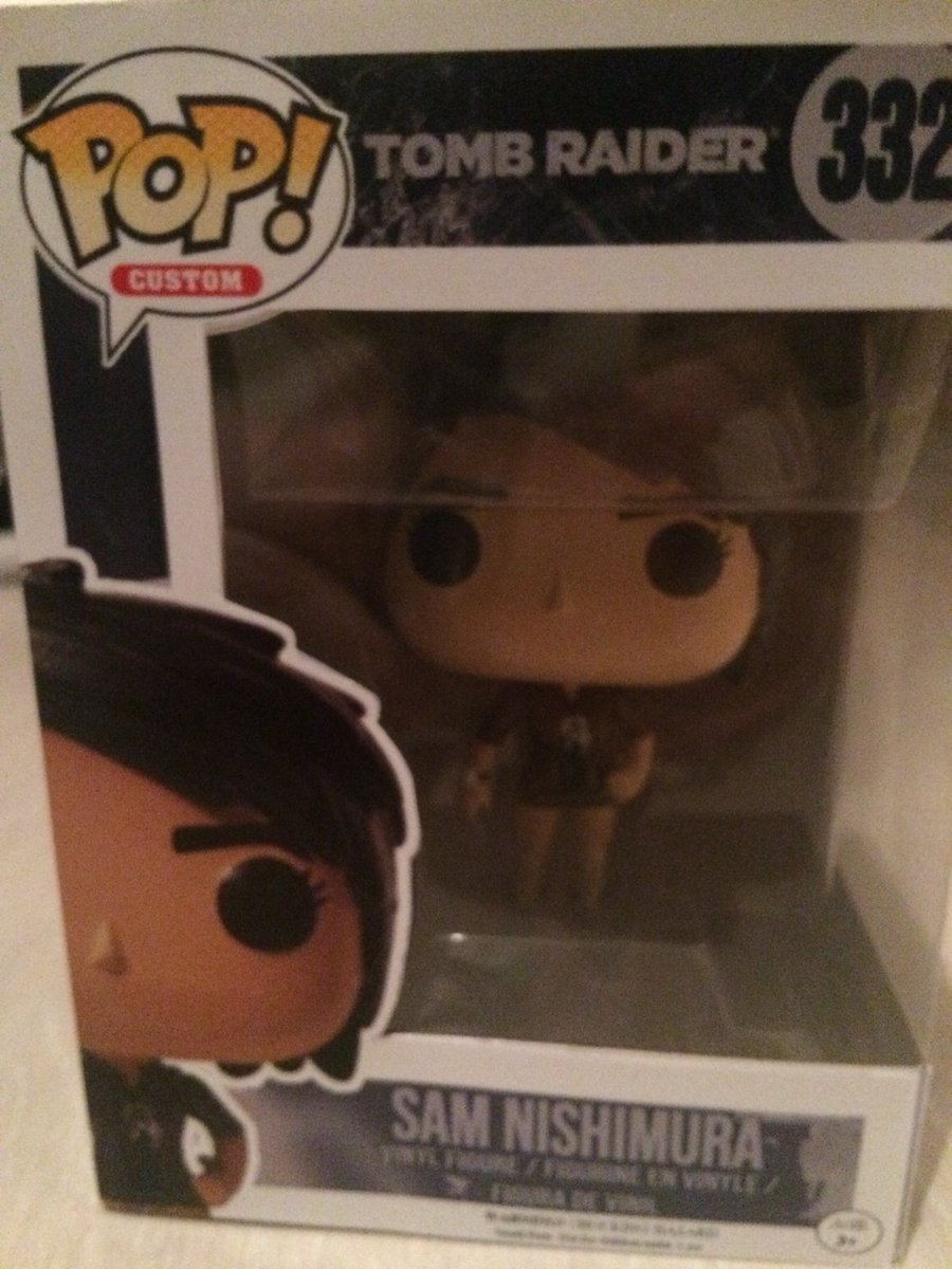 BringSamNback's tweet photo. After months of waiting, I finally received my #samnishimura custom pop. She can join her wife #laracroft on the shelf. #happilyeverafter #samwontbeforgotten #saveoursam https://t.co/l0E4hbbcfd