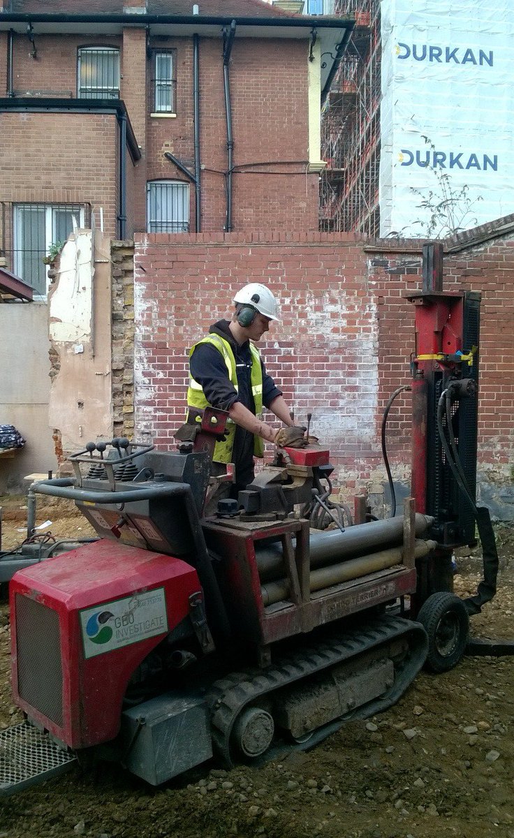 Geoinvestigate's tweet photo. #Geoinvestigate's Jason not only a 1st Class graduate and he's also an expert when it comes to operating our #Dando 2000 tracked #windowsampling #siteinvestigation rigs on restricted access #geotechnical sites. https://t.co/fzHcOehLKy