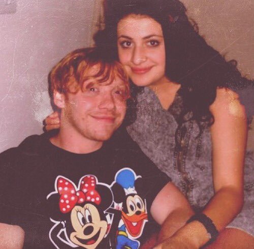 lydia_wood_'s tweet photo. I was today years old when I found out Georgia from Angus, thongs and perfect snogging has been going out with Ron Weasley since 2011 ???? https://t.co/8Grgr9KsWW