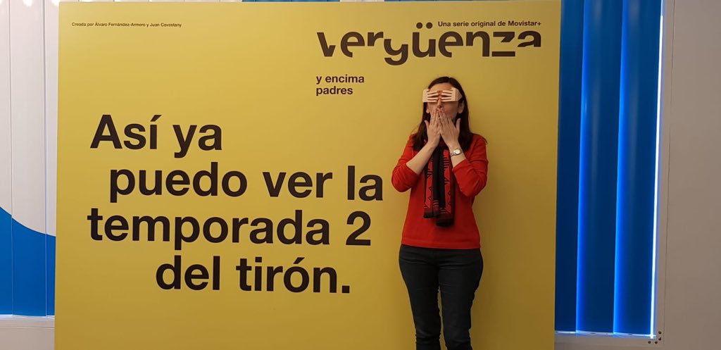 amayamcm's tweet photo. Hoy hemos estado presentando la segunda temporada de @Verguenza... ¡y parece que han concentrado toda su esencia en los nuevos episodios! 😅 ¡Ahora más y manteniendo el nivelazo de la primera! 👏🏻👏🏻👏🏻#VergüenzaLaSerie https://t.co/EeU3ysRfX3