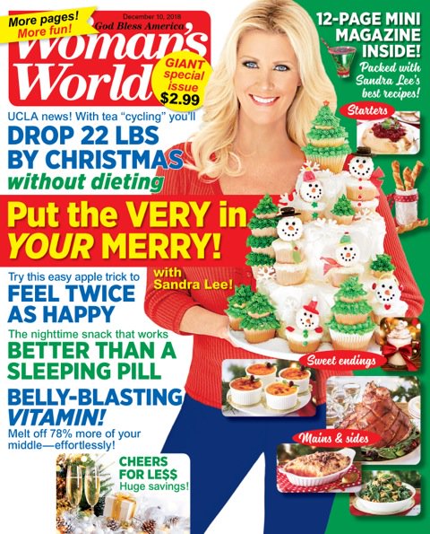 Women’s World hits newsstand today and includes a 12 page pullout special of my favorite holiday recipes. Check it out - Pick it up!