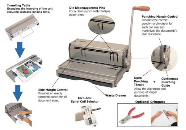 print_finish's tweet image. Buy #CoilMac-M #Akiles Manual Punch #CoilBindingMachine at US$368.00, for more details call us on +1-800-268-6577 / +1-416-752-4488 or visit at printfinish.com/shop/bindery-e…