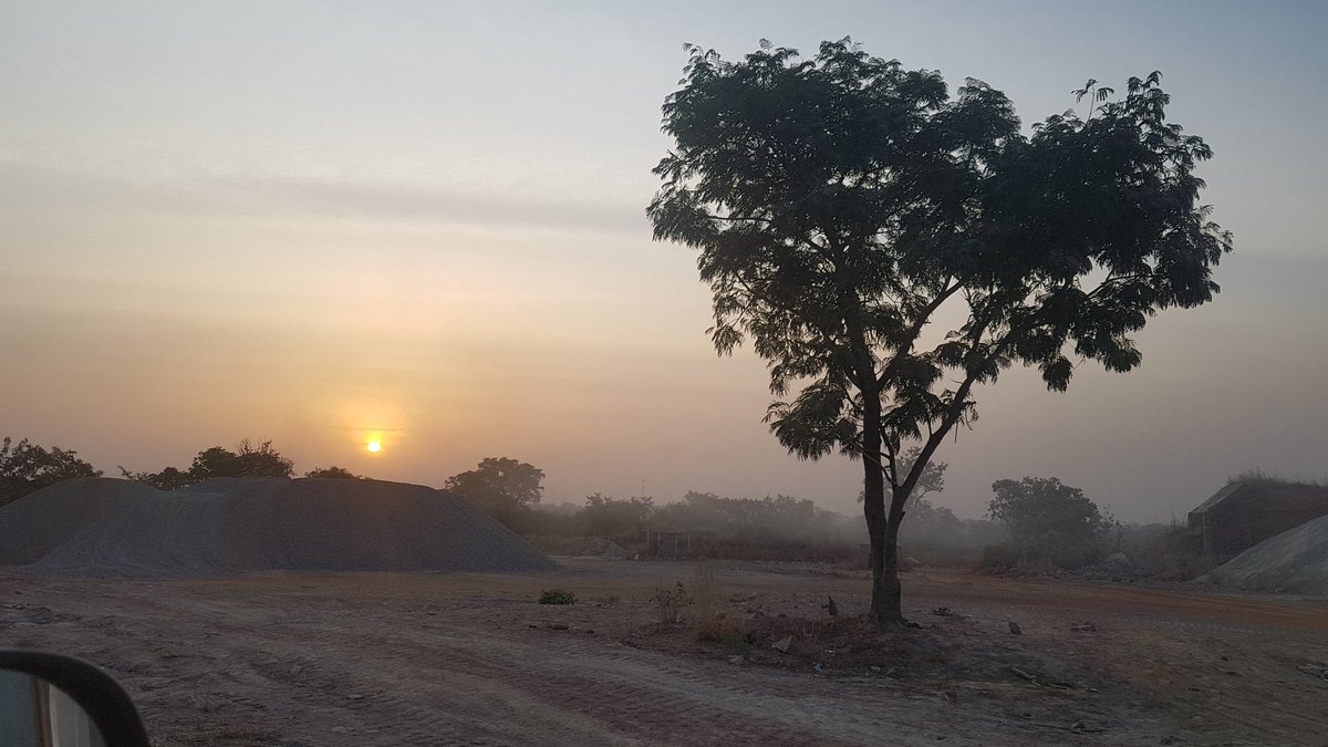 Magnifique coucher du soleil à   #Franwalia.  #Sunset   #Siguiri   #roadtrip   #HauteGuinée