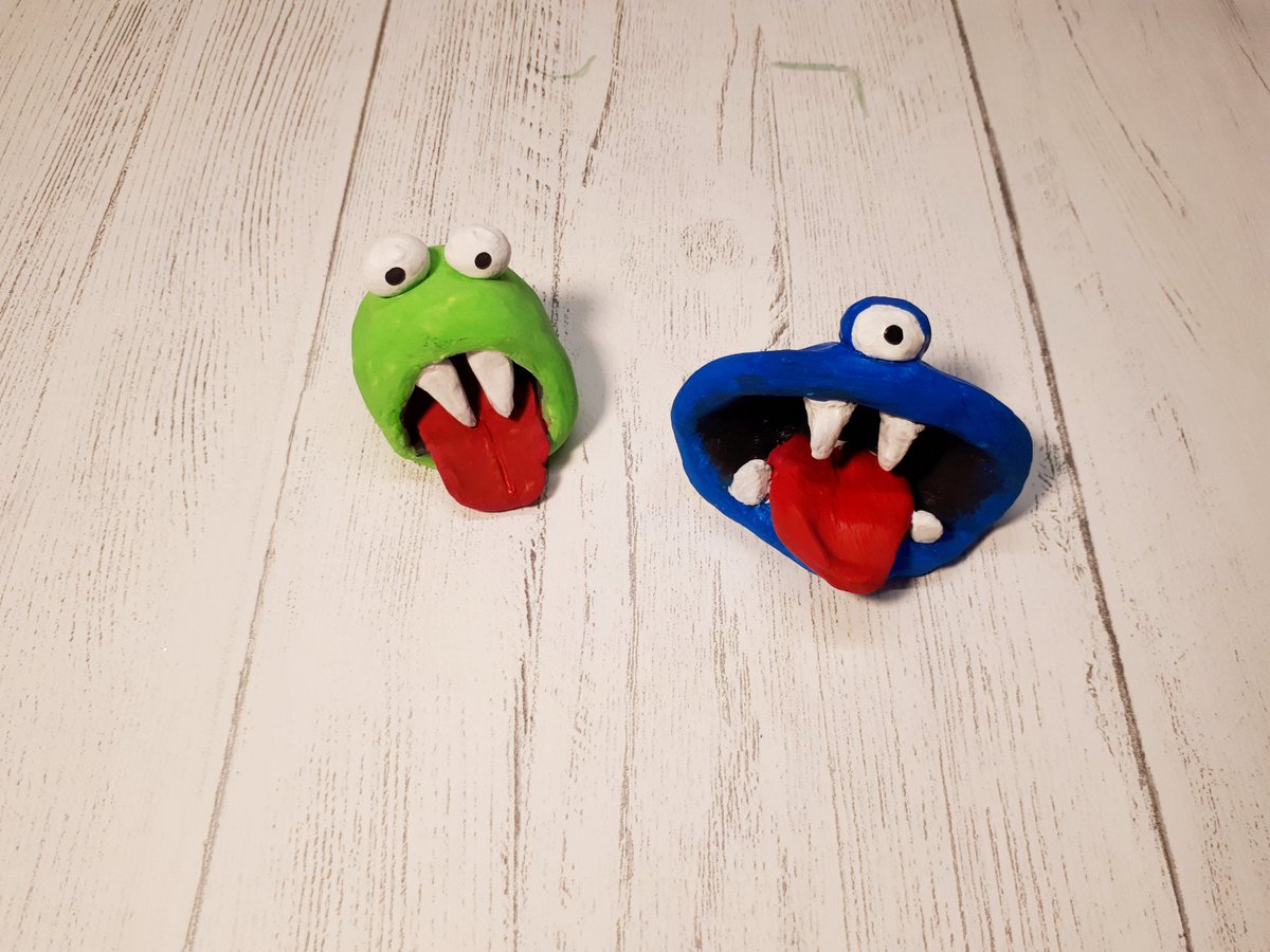 hub_makers's tweet image. Cute (or scary?) clay monsters are a great little make for primary aged kids upwards. Keep an eye on my YouTube channel or the website for step by step instructions 
youtube.com/channel/UCIVKV…
#kidscrafts #crafts #kids #clay #handmade #womaninbiz #themakershub #art #cute #scary