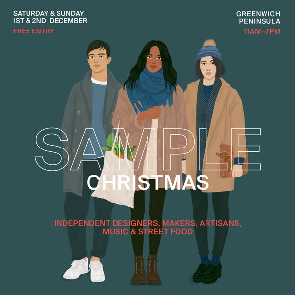 The Cocoa Den will be at Sample Christmas market <a href="/ThePeninsulist/">Greenwich Peninsula</a> this weekend for the 2nd year (11am - 7pm Sat &amp; Sun) It's up there with the best, as confirmed by <a href="/StylistMagazine/">Stylist Magazine</a> stylist.co.uk/christmas/best… and <a href="/tattydevine/">Tatty Devine</a> as well as many other great designers &amp; makers are involved