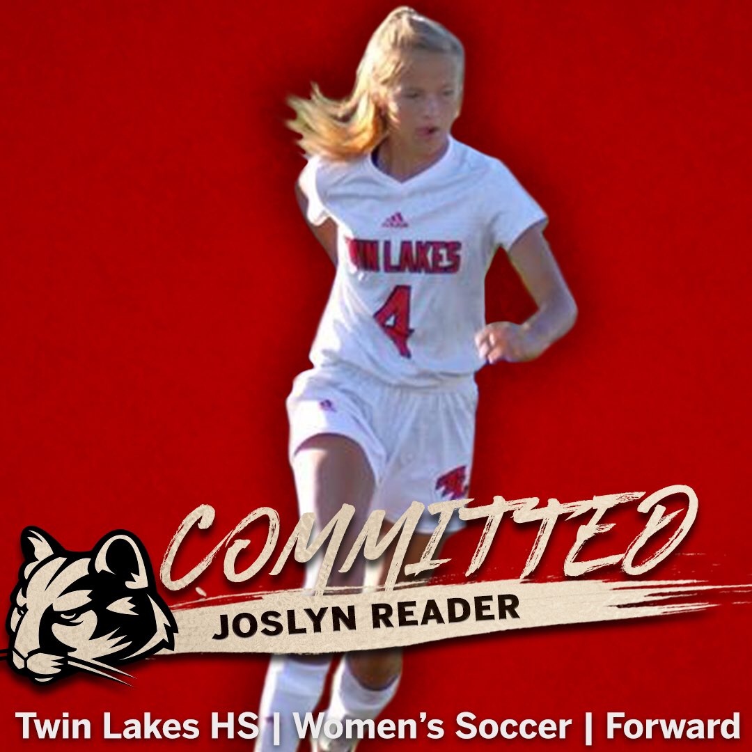 IUKSoccer's tweet photo. Welcome Joslyn Reader to the Cougar women’s program from Twin Lakes HS! #iukws2019 https://t.co/VVbUD6CwqK
