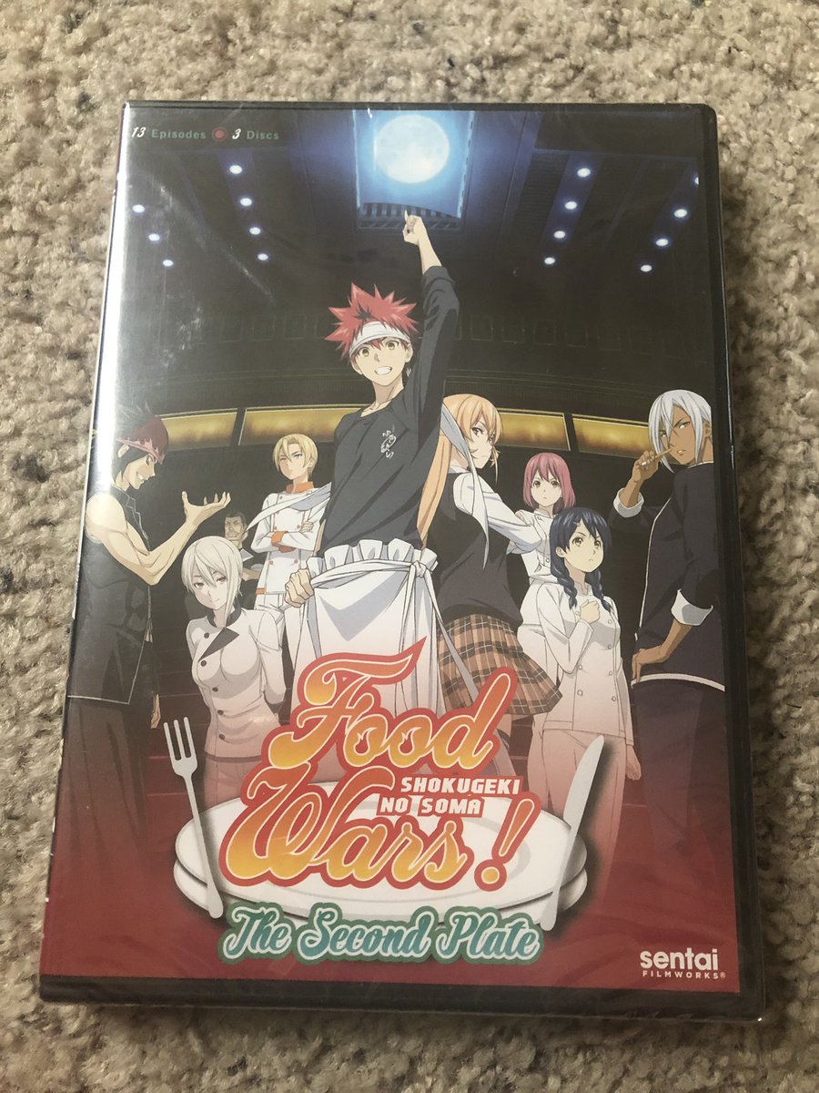 SaigoGetsuga's tweet photo. Food Wars: The Second Plate. As much as this show makes me hungry, it is also a very enjoyable show and the Autumn Elections arc was very impressive. #SentaiHaul @baugusbryson https://t.co/08zVGtdSTW