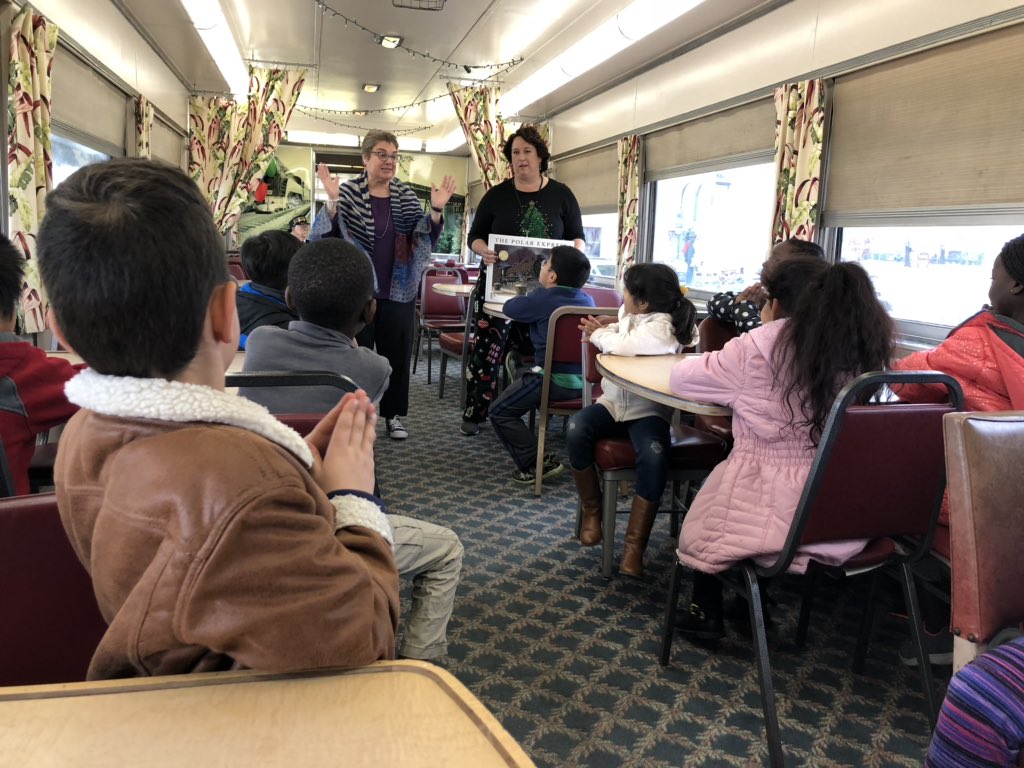mskaciwilson's tweet photo. ESL students enjoyed a morning on the Polar Express ❄️🔔🎅🏼 @Jennings_Creek https://t.co/4JSDBqg813