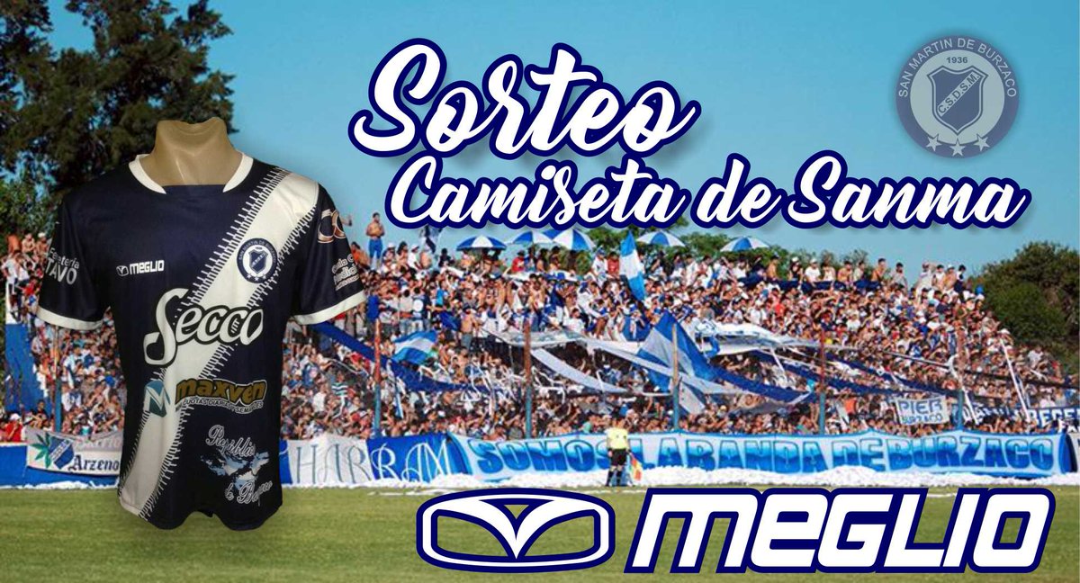 MeglioSport's tweet photo. Se viene el sorteo de la camiseta de @SanMartinBurz!!! Para participar dale RT a la foto y seguinos!! https://t.co/rxjeGpKpho