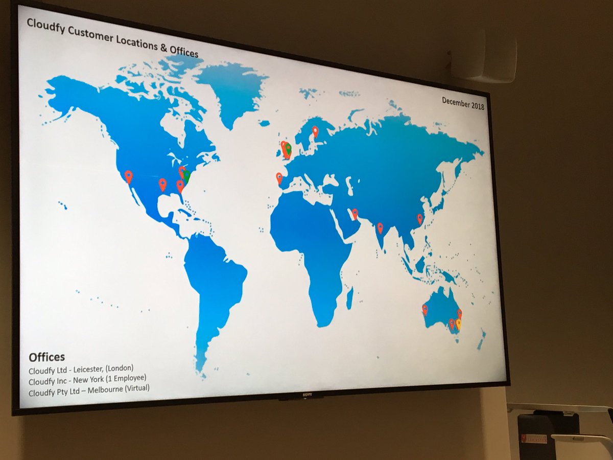 twoDotzero8's tweet photo. @cloudfycom taking over the world from #leicester @LeicStartups https://t.co/i9LphYI2Sl https://t.co/hWN20yu78h