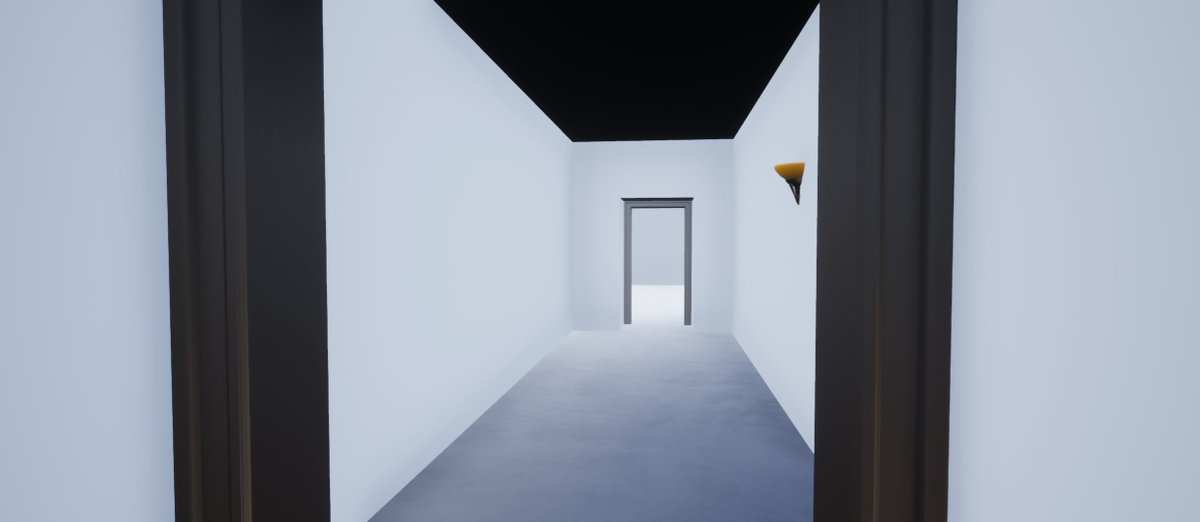 Even with just a door the space feels a bit more natural.