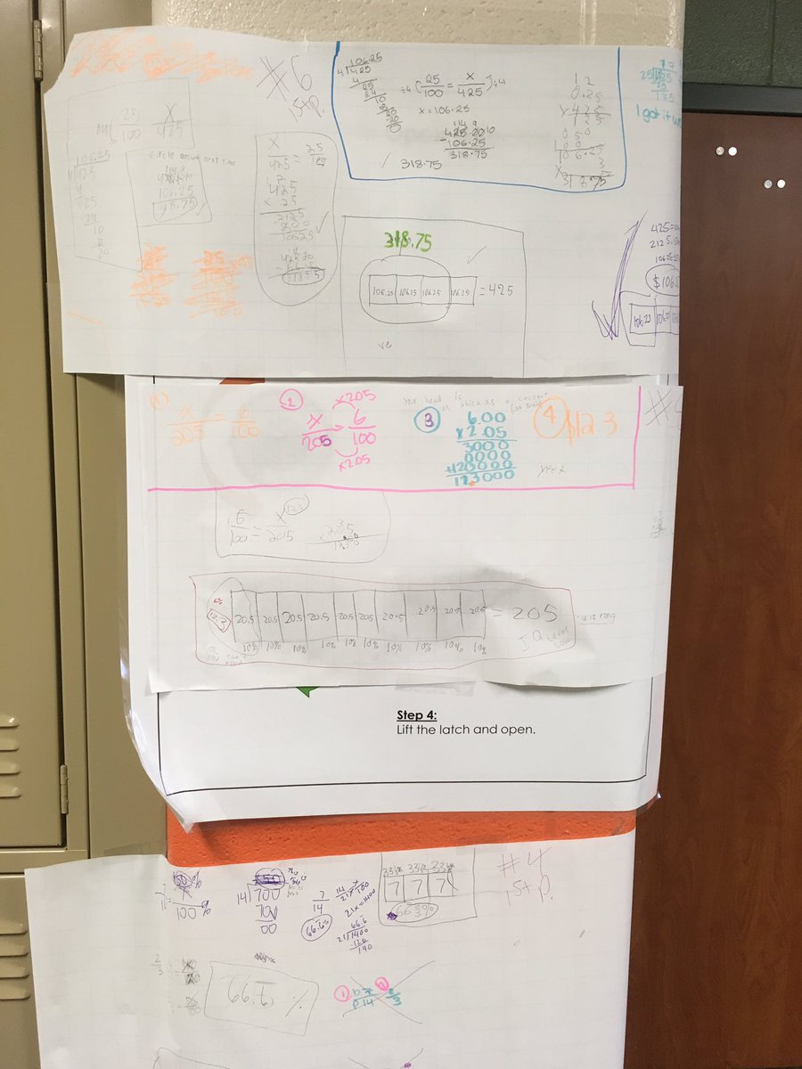 CaldwellSERE's tweet image. Flexible thinking today with percentages! Solving problems multiple ways! @BeckendorffJH @MMStutts11 #bdjhpride #katymodelsmath