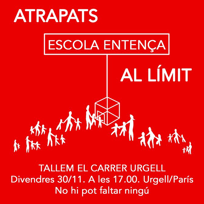 AFI_Entenca's tweet photo. Demà baixem al carrer i avui @bcn_ajuntament ens convoca a una reunió per ‘parlar’ (una altra vegada) de la nostra situació. Molt trist: tallem el carrer amb els nostres fills i se’n recorden d'Entença. No volem paraules. Volem solucions @miquelessomba @jordimvila #EntencaAlLimit https://t.co/H3tj0h6a8S