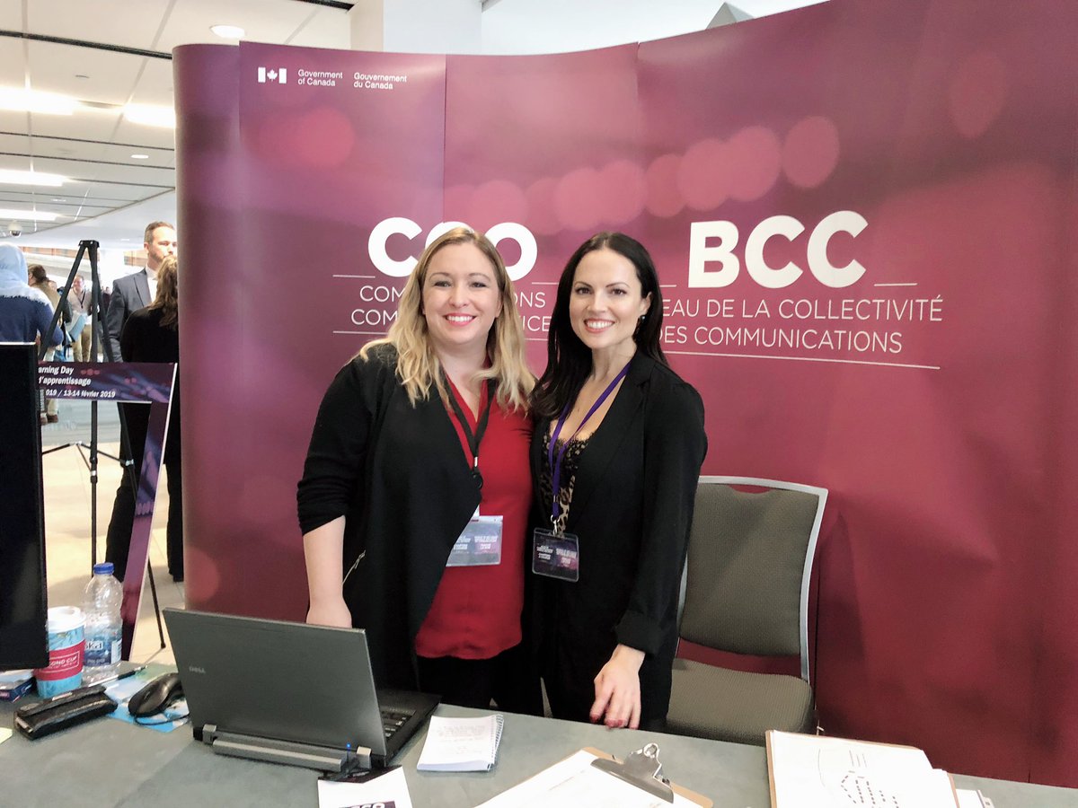 LeadersGC's tweet photo. Today, federal departments are recruiting #communications talent to help us tell the story, design products, and interact with Canadians! Whether just staring out or an experienced communication, drop by the @CCOBCC career fair today! #GCComms2018 #LeadersGC https://t.co/1t3BkjLSMN