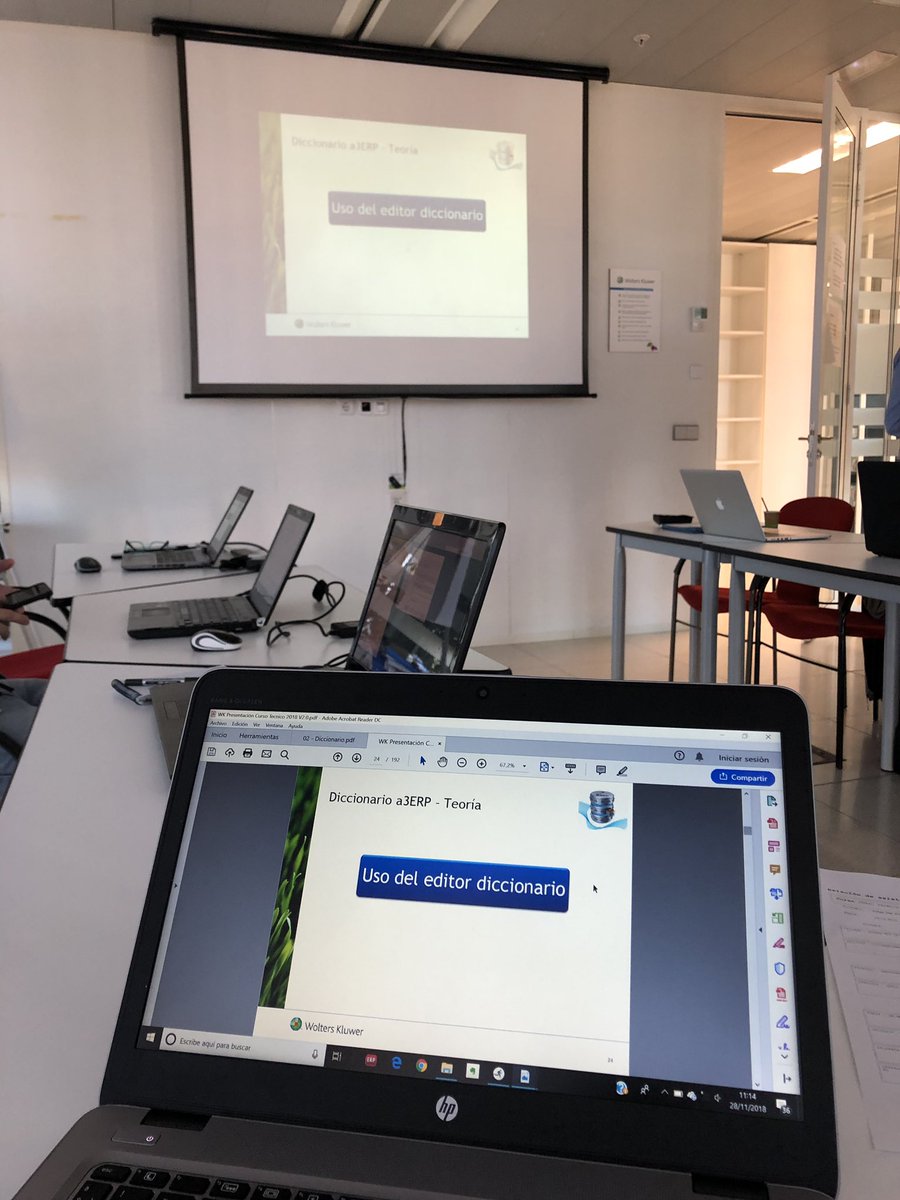 atumcon's tweet image. Dias de #formación sobre #a3ERP en @WKPymes . Prácticas y análisis pensando en nuestros clientes.