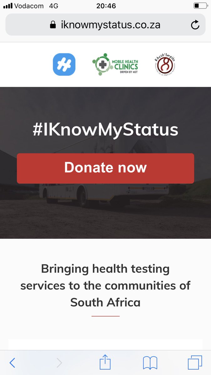 NetworxPR's tweet photo. For only R150 you can help someone know their health status and get the treatment they need. https://t.co/5XM9maNslH #GetOnTheBus with us. https://t.co/eViyDFN2ww