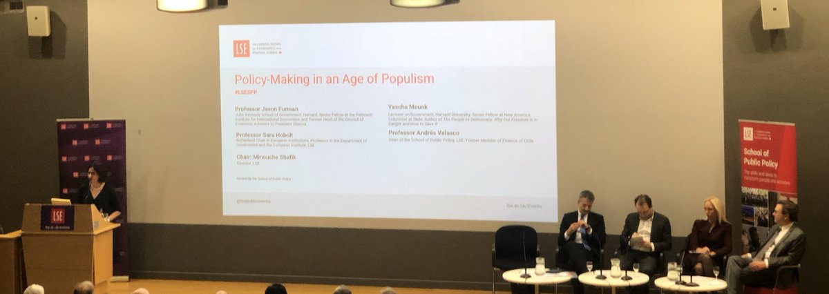 angelo_martelli's tweet photo. Policy-Making in an Age of #Populism
Is liberal democracy under threat? Great line up of speakers this evening for the launch of @LSEPublicPolicy #LSESPP
@AndresVelasco @sarahobolt @Yascha_Mounk @jasonfurman @LSEpublicevents https://t.co/kZ1wCANYvl