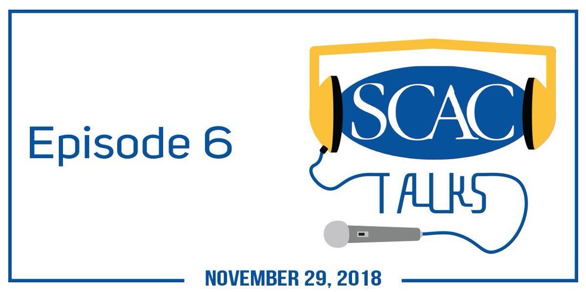 SCAC_Sports's tweet photo. On this week's episode Kramer and Hanberry discuss the commissioner's upcoming trip to @JWUWildcats and Director of New Media Kelsey Hagan makes her debut on #SCACtalks
https://t.co/Aimk7xlolq https://t.co/yM1mAcp3Fn