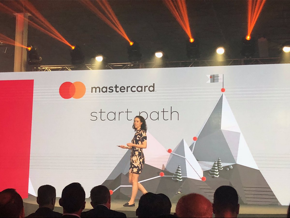 Portfolio co <a href="/Goodworld/">Goodworld</a> featured at Mastercard Start Path summit with CEO @DaleNIVPfeifer on stage #StartPathGlobal