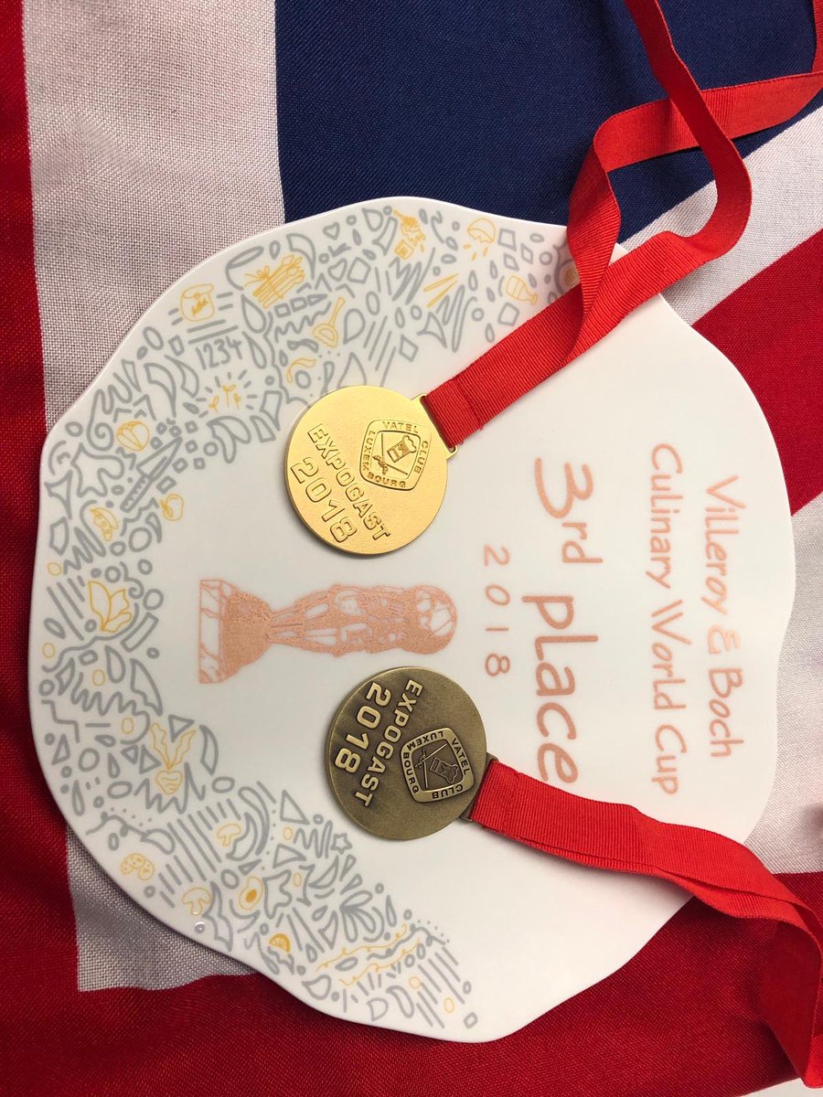 CulinaryMoD's tweet photo. 3rd in the Culinary World Cup in the Regional Cold Table? That’ll be @CulinaryMoD #noordinaryjob #cheflife #militarychefs https://t.co/tyvr2jLn2h