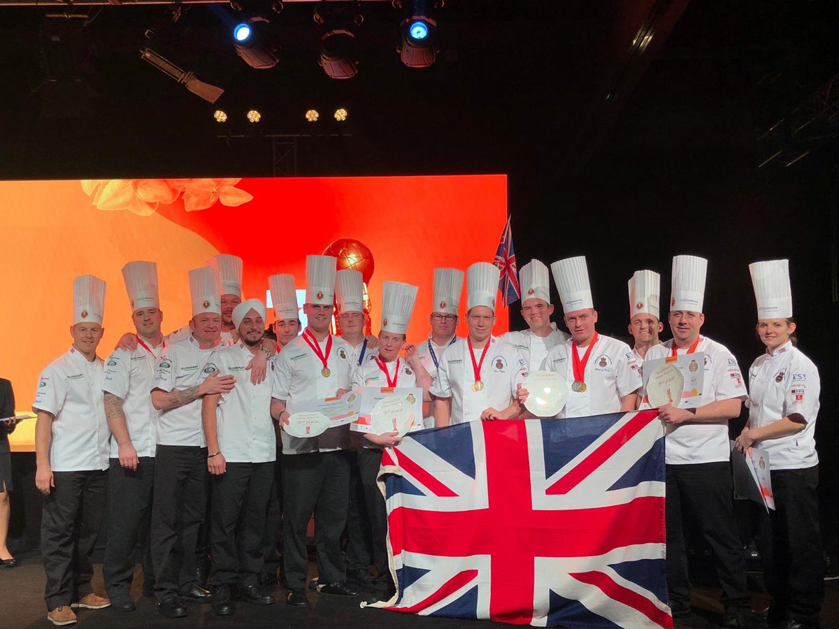 CulinaryMoD's tweet photo. 3rd in the Culinary World Cup in the Regional Cold Table? That’ll be @CulinaryMoD #noordinaryjob #cheflife #militarychefs https://t.co/tyvr2jLn2h