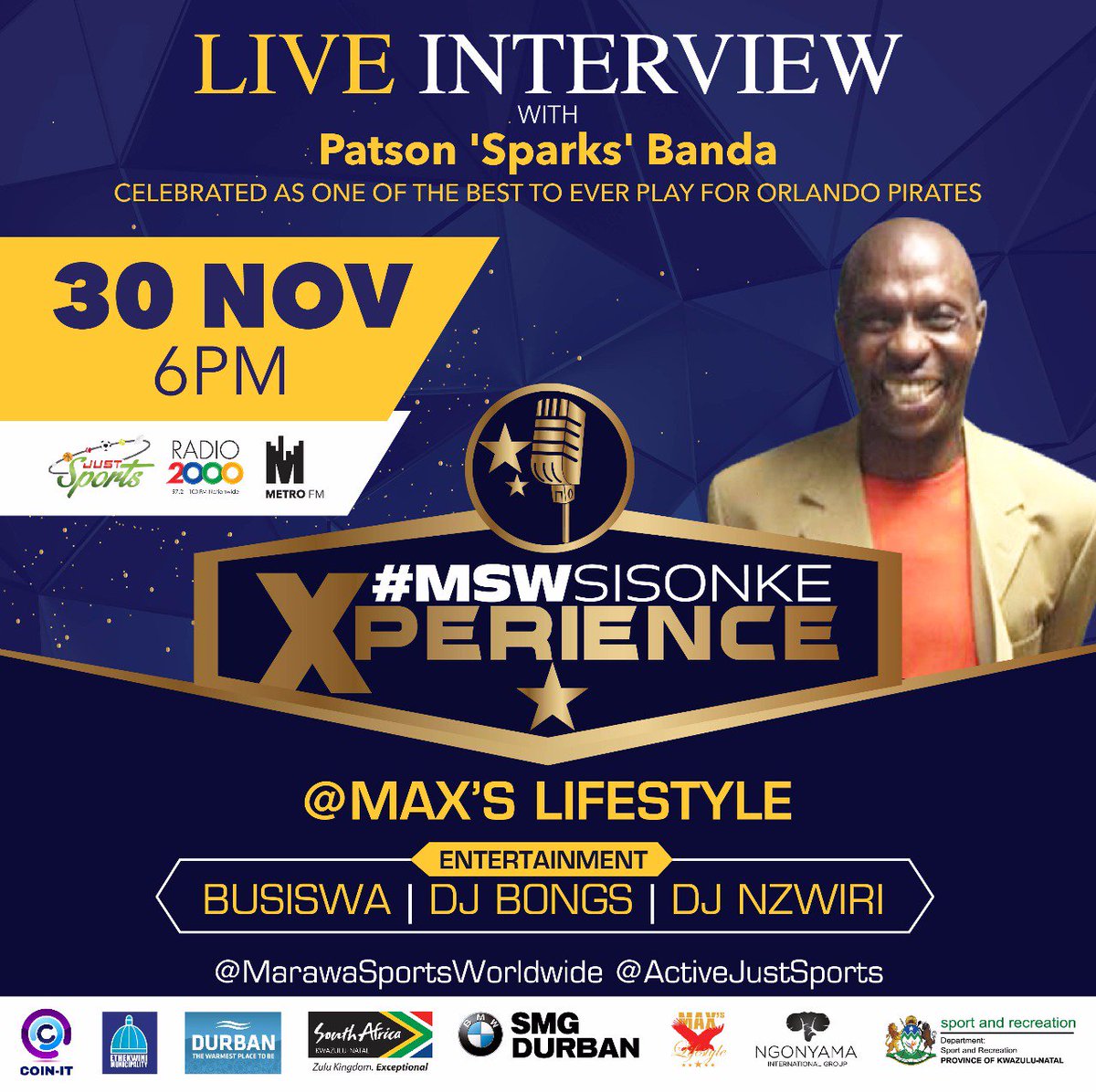 nokuphiwaNN's tweet photo. #MSWSisonkeExperience #MSWSisonkeExperience #MSWSisonkeExperience this Friday @Maxslifestyle1 with the legendary @robertmarawa live broadcast &amp; entertainment later https://t.co/vbBC11LinB