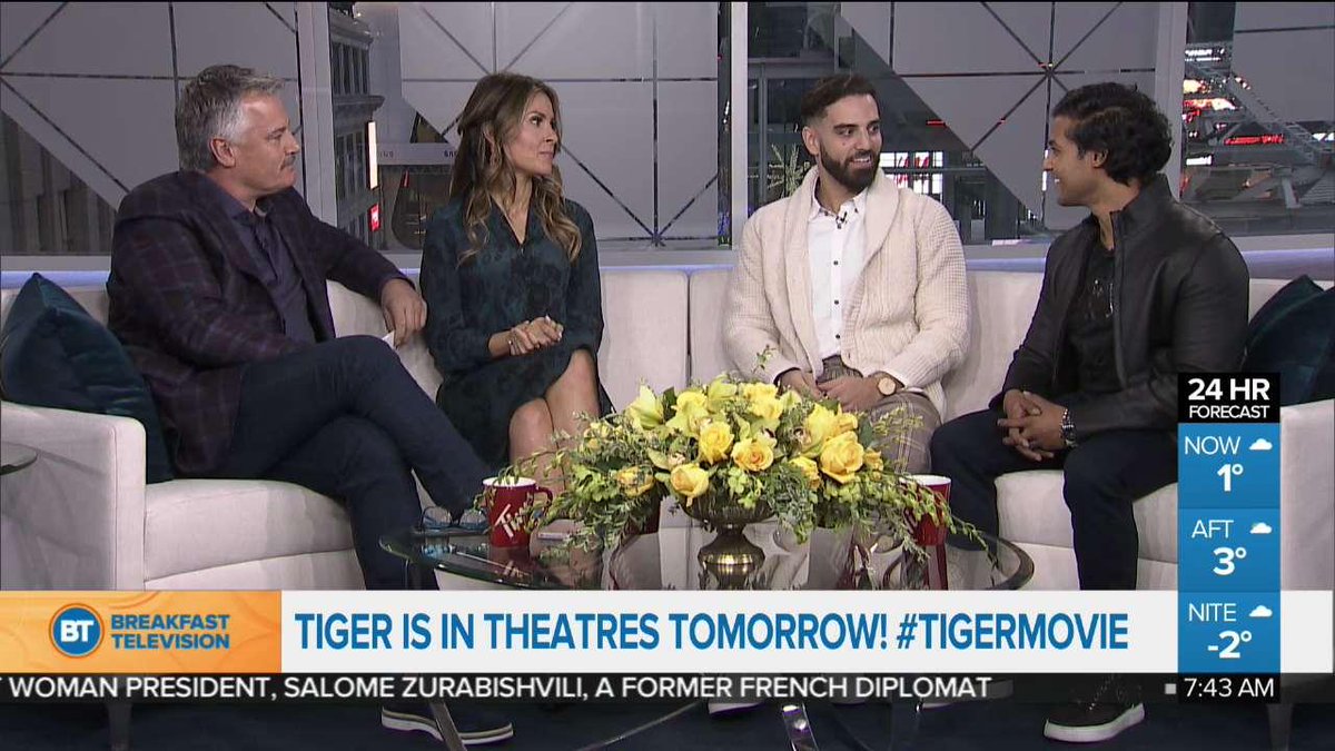 breakfasttv's tweet image. Toronto boys @teampremsingh and @mjpugliese_ are making us proud with the hotly anticipated @tigermovie2018! They joined us this morning to discuss the culturally important boxing flick! WATCH: ow.ly/Vllv30mNy6Y