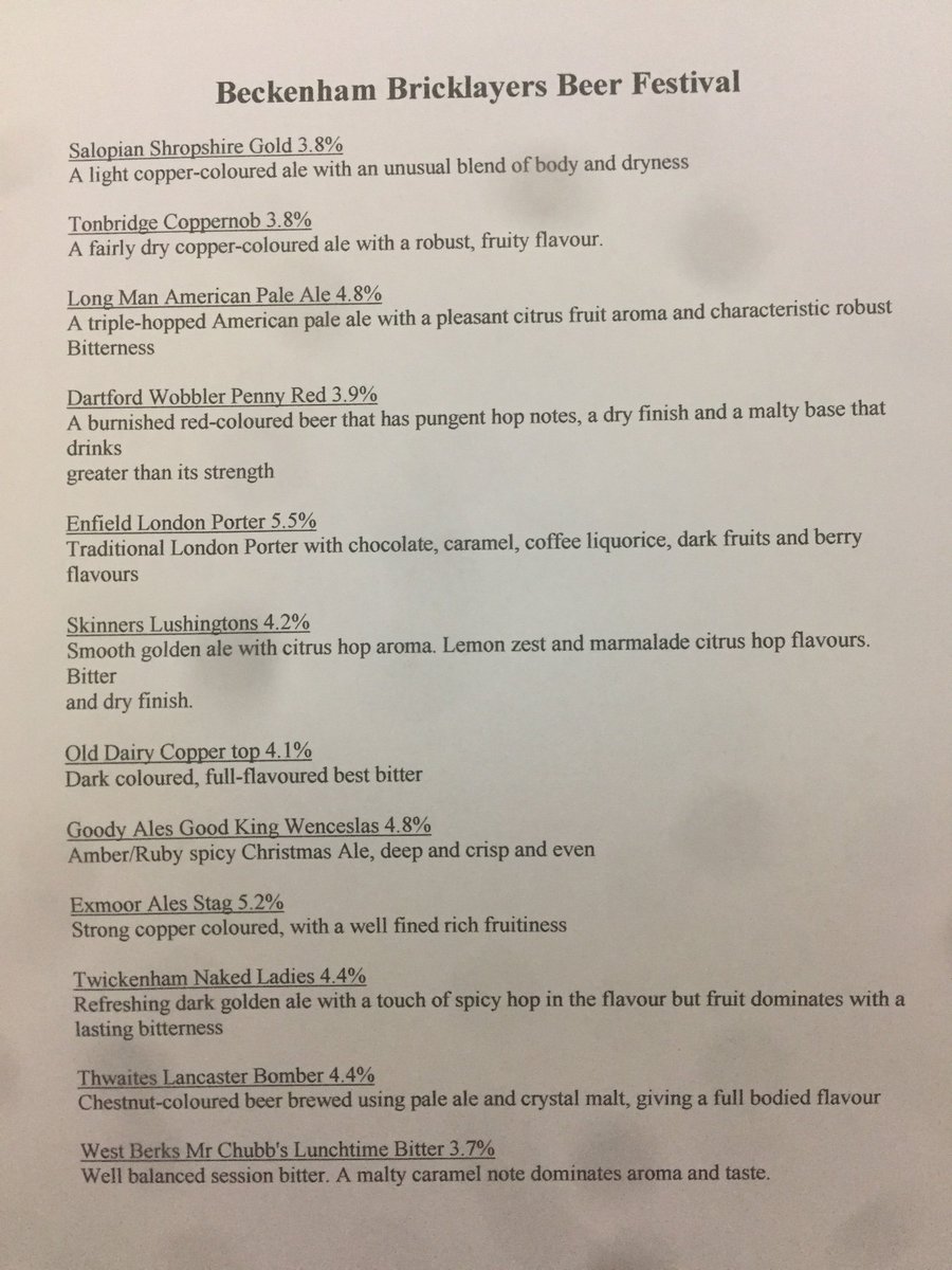 B_Arms's tweet photo. Although the beer festival officially starts Saturday, the beers will be ready to go tomorrow 😊 https://t.co/52WbOomrS7