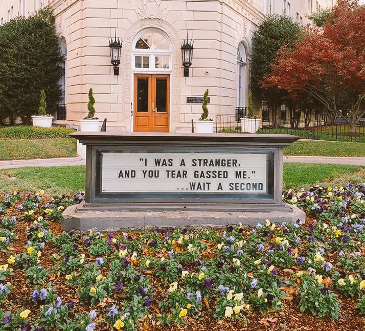 From the United Methodist Church in DC that sits across from the capital...

#wwjd