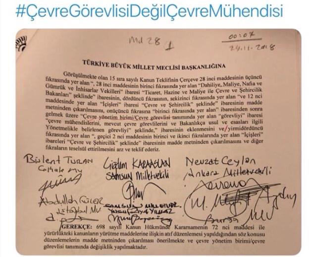 SWM_map's tweet image. Çevre Kanunu Değişti !
Kanundaki #Çevre Görevlisi ibaresi #Çevremühendisi olarak değişti.
#cevregörevlisideğilcevremühendisi

#CMO