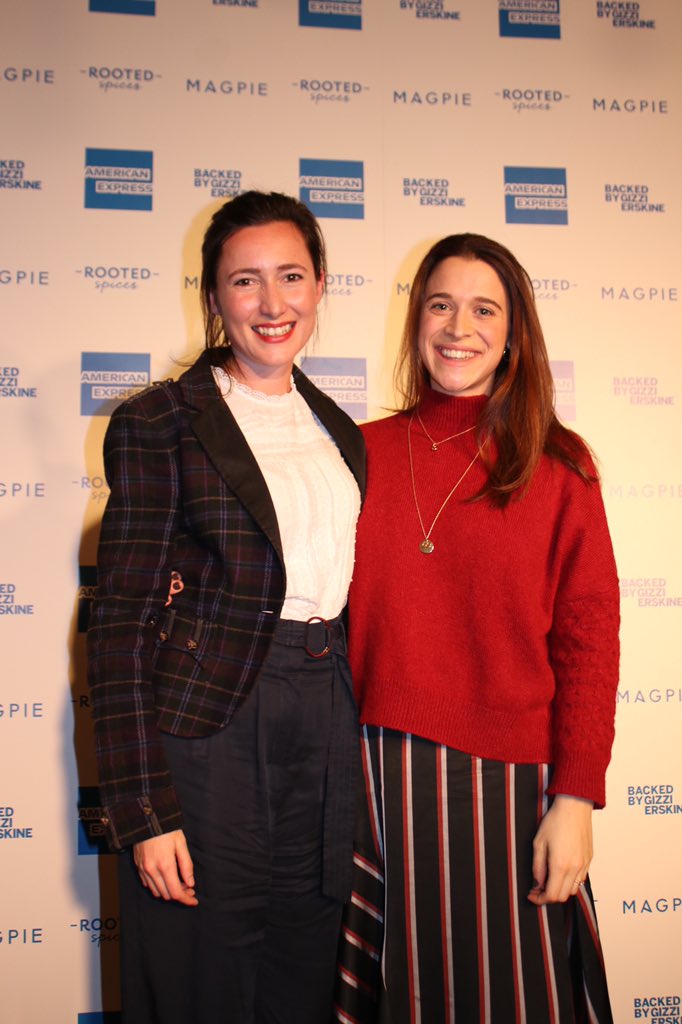 Well we're full to the brim! Thanks to <a href="/GizziErskine/">Gizzi Erskine</a> for supporting the colourful @RootedSpices with #BackedByAmex. Support your local community and #ShopSmallUK this December.