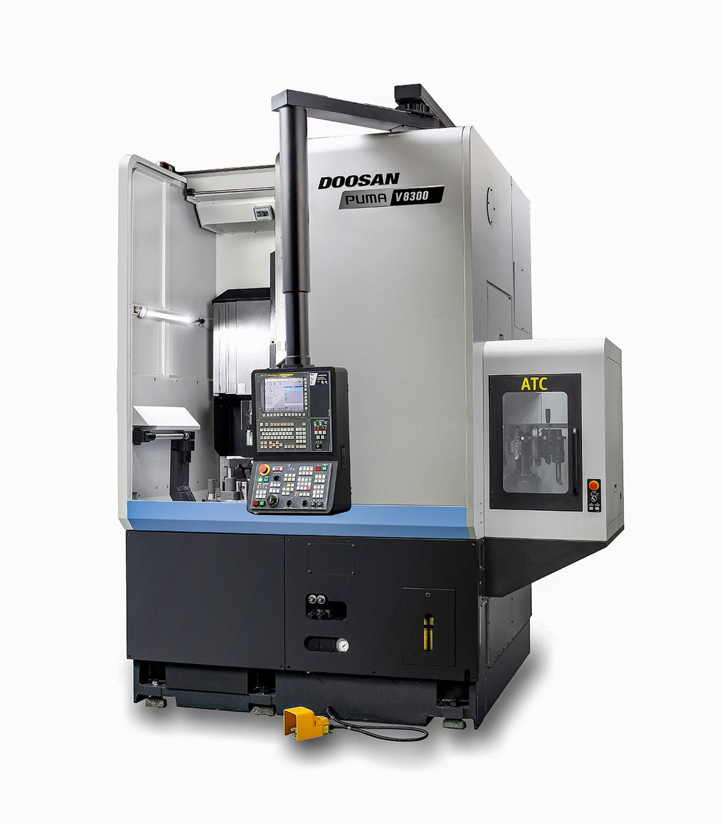 dnsolutionsusa's tweet photo. Unlike most big cats, the PUMA V8300 is more at home in the machine shop than the jungle. #cnc #machinetools #lathe https://t.co/SctQyMkCcq https://t.co/V548JJSaKi