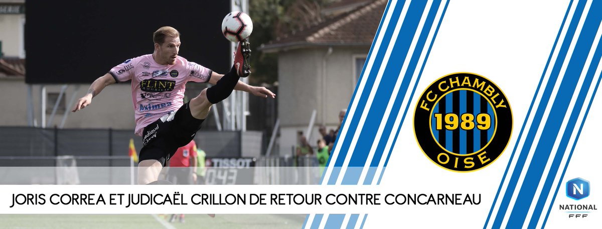👉👉Championnat National - Journée 15 👊
📅 Vendredi 30 novembre 2018 à 20h00
🏟️ Stade des Marais à CHAMBLY
⚽ FC <a href="/FCCOISE/">FC Chambly Oise ⚽️</a> VS US <a href="/USConcarneau/">US Concarneau</a> 
📄 L'avant match par Jean Michel ROUET
🌐 facebook.com/notes/fc-chamb…
#nationalFFF #FCCOUSC @LP_Sports_Oise <a href="/CourrierPicard/">Courrier picard</a> <a href="/LFHF_/">LFHF</a>