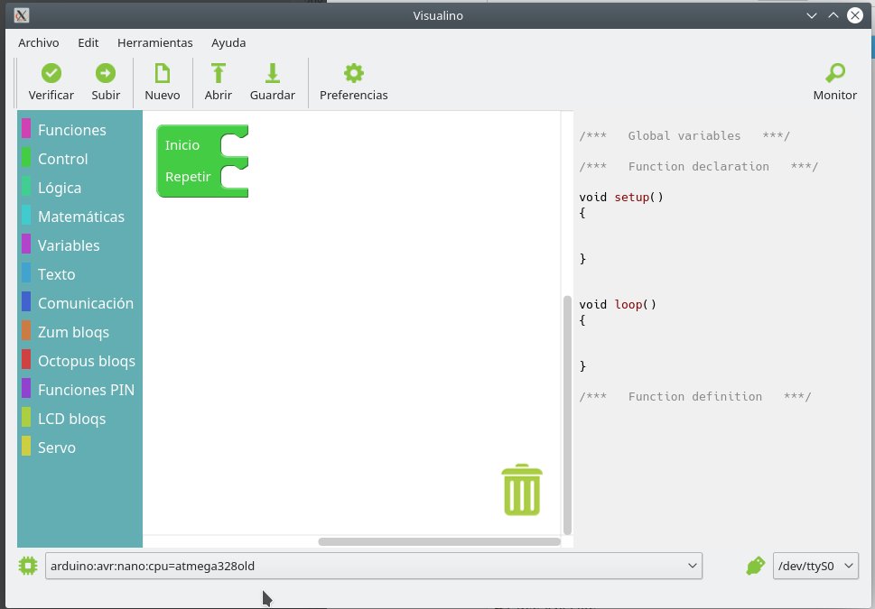 La ventaja de usar #SoftwareLibre Un cambio en el ide Arduino respecto al arduino Nano no me permitía utilizarlo en <a href="/visual_ino/">Visualino|ArduinoIDE</a> Consulta y a las pocas horas ya tenía la resolución publicada. Hoy ya tengo el programa compilado y funcionando. Trabajo colaborativo