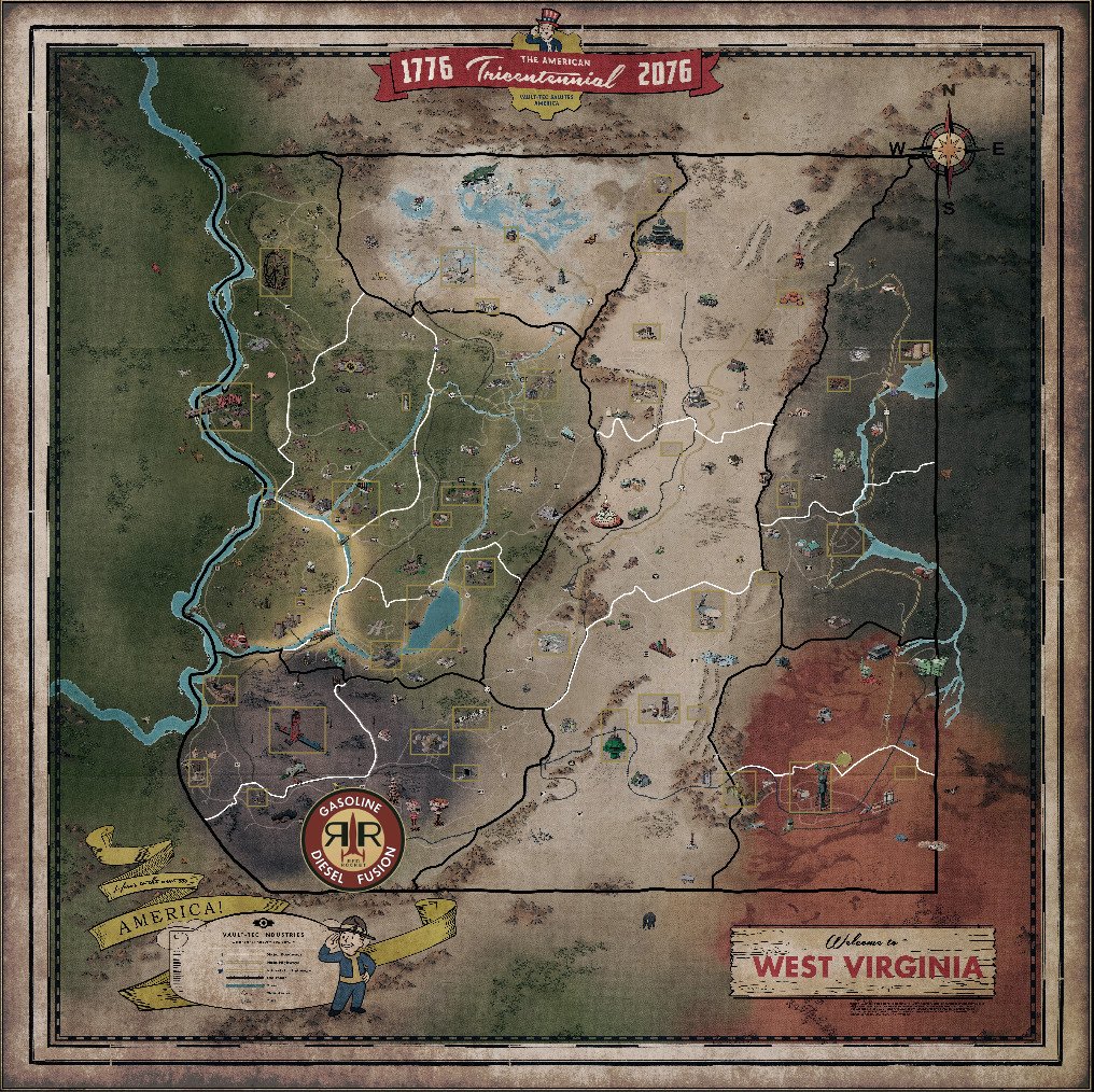 Fallout 76 Insider on X: “Red Rocket Filling Station Location