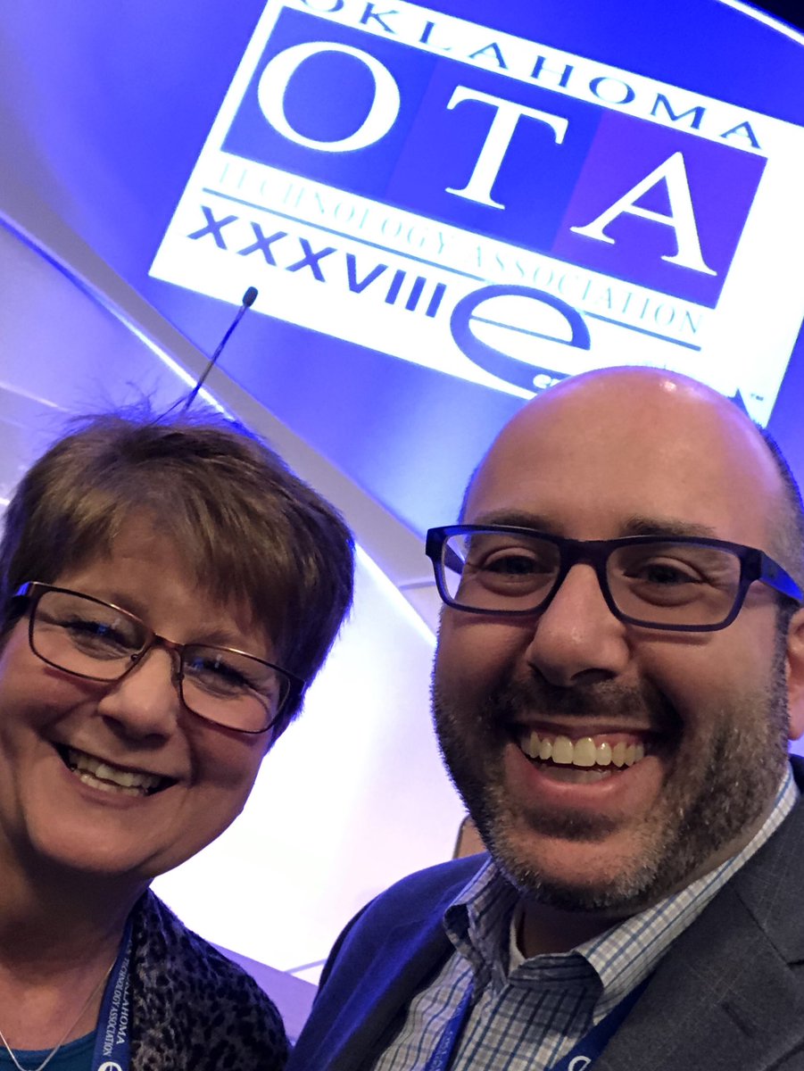 conniewise's tweet photo. Enjoying #OTAEM18 and catching up with @adambellow !! https://t.co/JbQe5KQ54Y