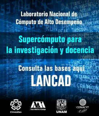 #ÚltimoDía de la Convocatoria 2019 del Laboratorio Nacional de Cómputo de Alto Desempeño (LANCAD)
“Asignación de recursos de supercómputo": bit.ly/lancad-19-1