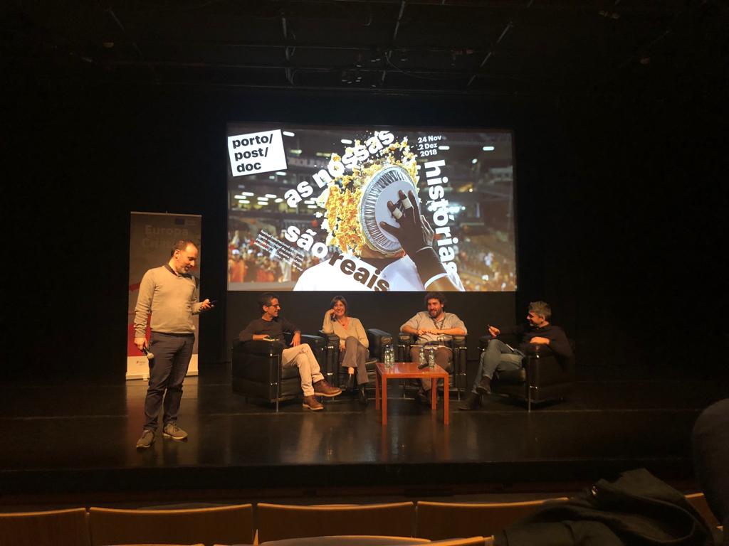 CongoProduccion's tweet photo. Hoy parte de nuestro equipo está disfrutando de la mesa redonda "Financiamentos internacionais: Eurimages e Europa Criativa MEDIA", en Oporto, con motivo del "IV Encontro de Coprodución Audiovisual Portugal-Galicia" organizado por AGADIC. #CongoProducciones #Audiovisual https://t.co/ppRtR7KxNF